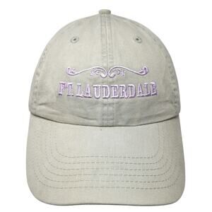 Ft. Lauderdale Slideback Baseball Cap Green OS Adjustable Embroidered Polar